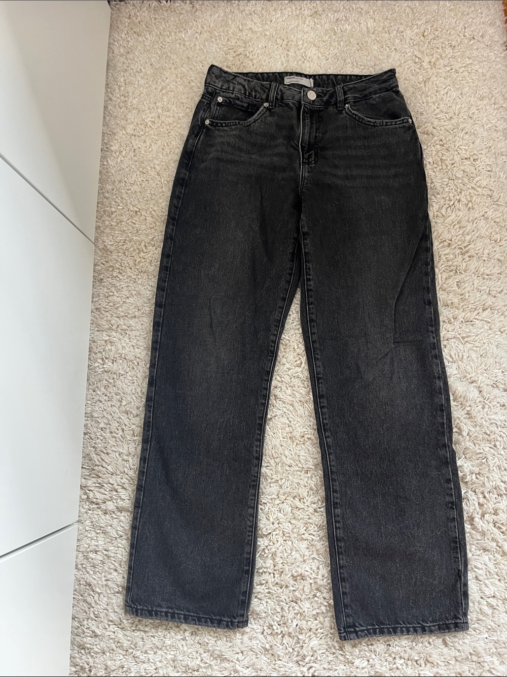 Garage High-Rise Straight Leg Women’s Jeans - Black